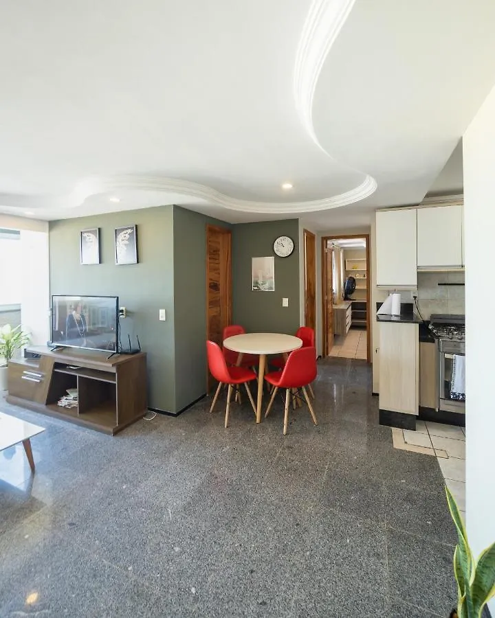 Modern Apartment With Ocean View - 500M From Beach 포르탈레자 0*,  브라질