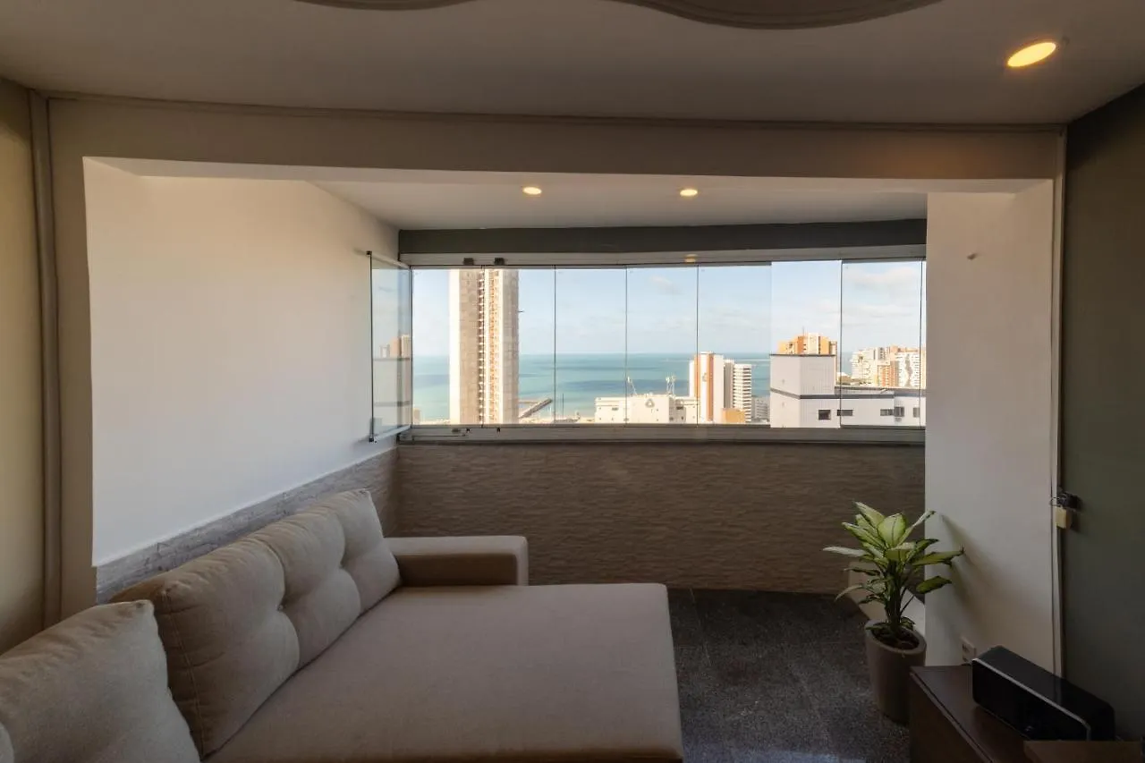 Modern Apartment With Ocean View - 500M From Beach Fortaleza  Brésil